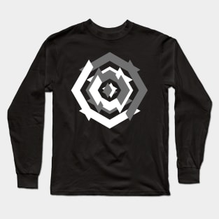 Findigo Illusion "Stacheldraht" T-Shirt Motiv Long Sleeve T-Shirt